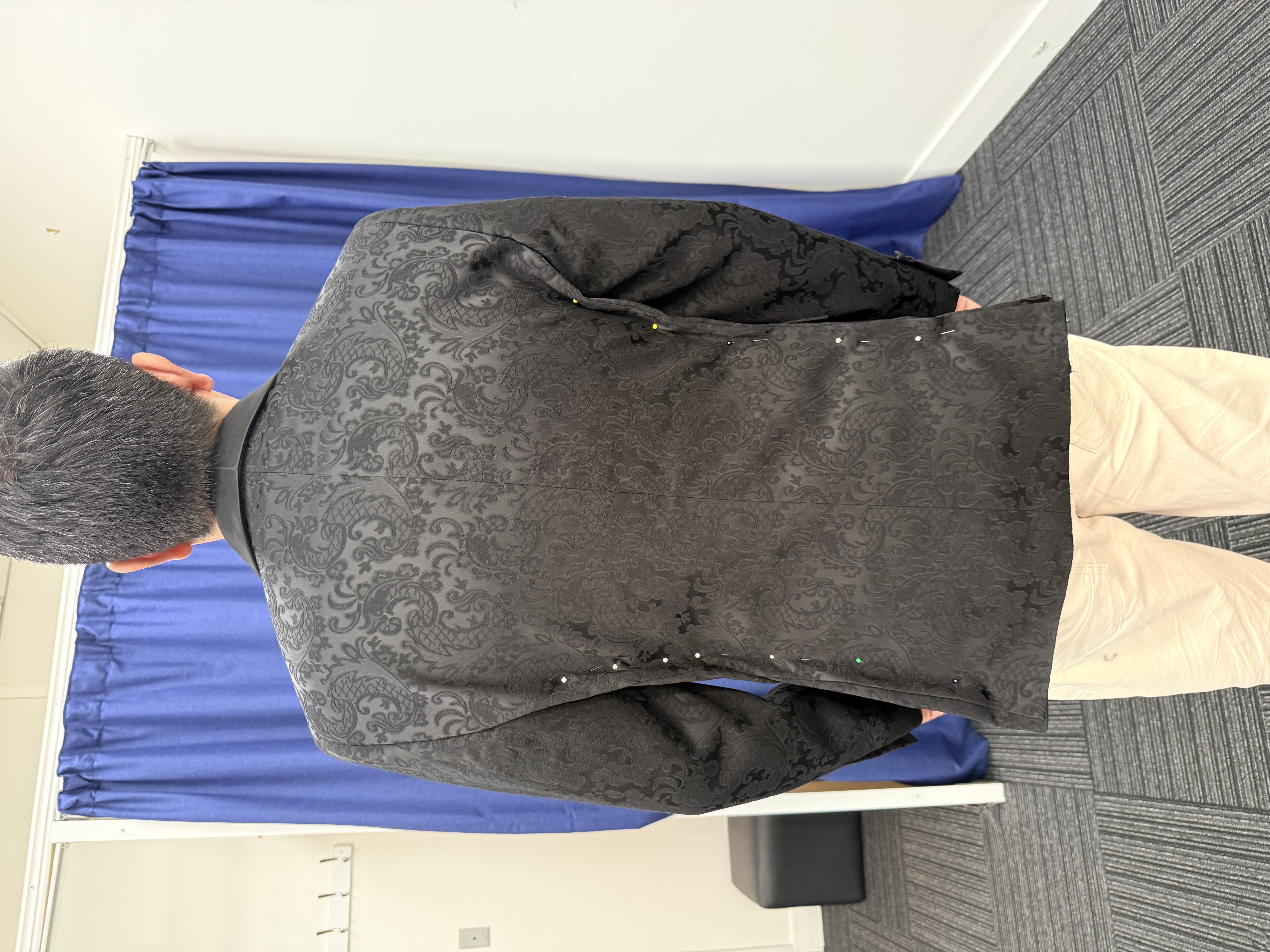 Before — Suit tapering